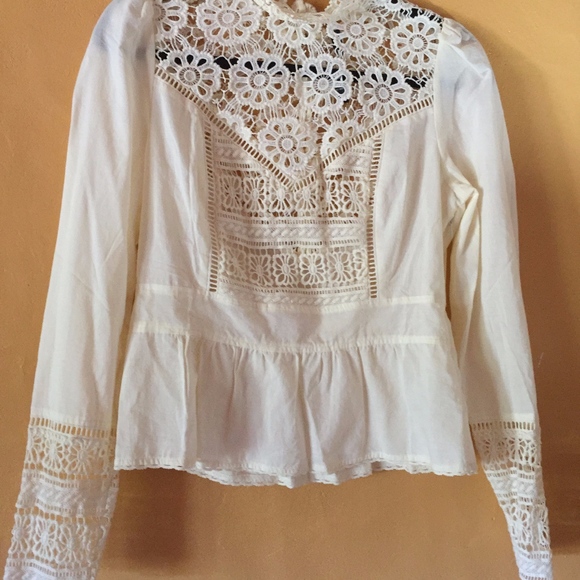 Tracy Reese Victorian Lace Blouse Size M NWOT - Picture 2 of 8